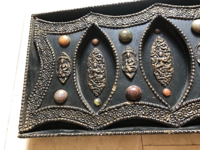 Antico rilievo in legno di Thailandia