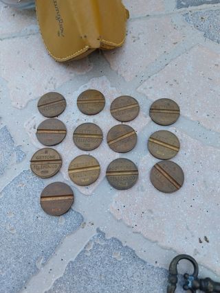 Set gettoni telefonici vintage