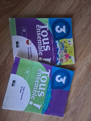 2 libros.Tous ensemble 3 eso. Livre+cahier