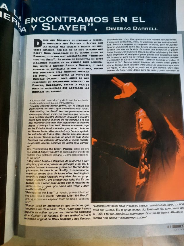 Rivista heavy metal 2001