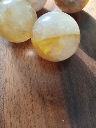 5 Sfere minerali 30 mm diametro quarzo
