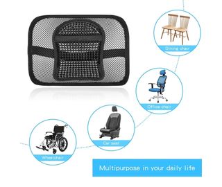 Cojin de soporte lumbar silla oficina