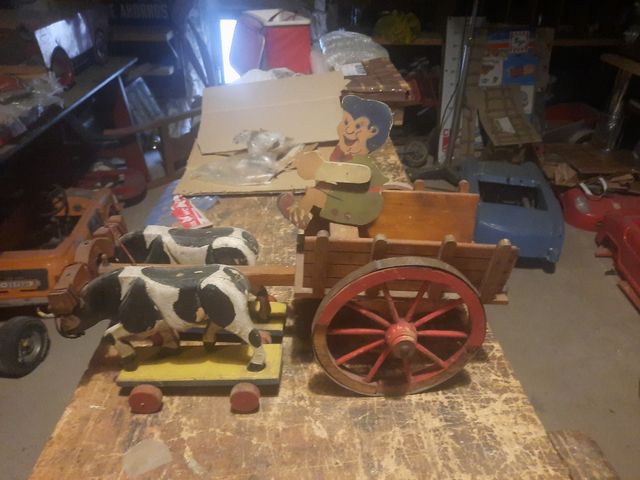 Juguete antiguo de madera