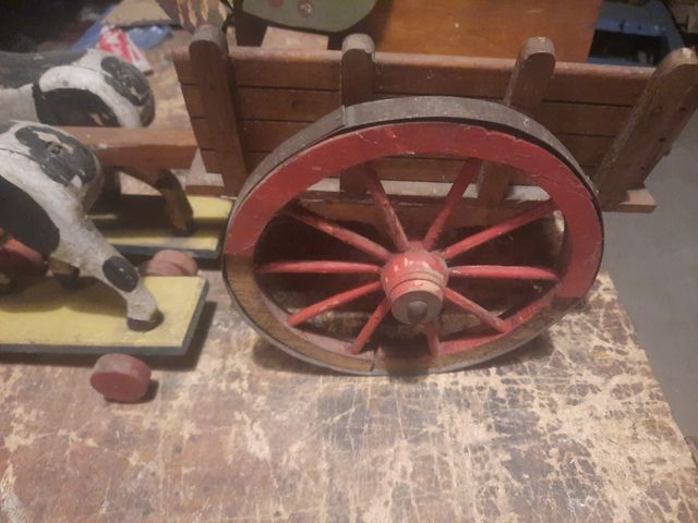 Juguete antiguo de madera