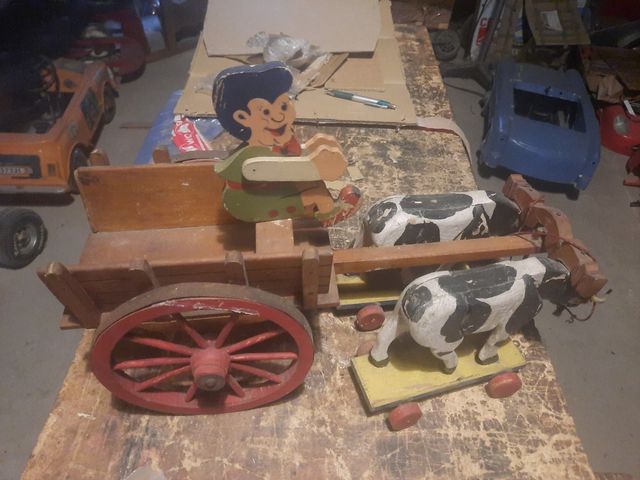 Juguete antiguo de madera