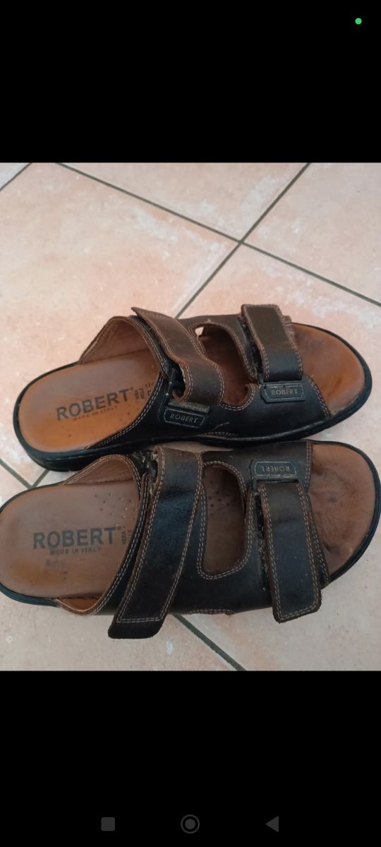 Ciabatte in vera pelle