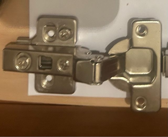 2 bisagras amortiguadas cocina o armarios
