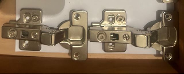 2 bisagras amortiguadas cocina o armarios