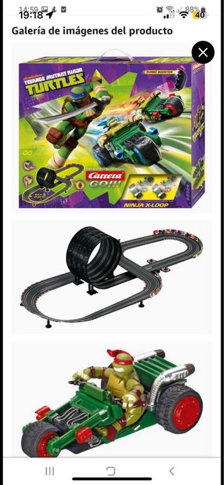 Scalextric Tortugas ninja
