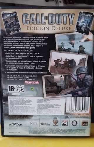 Pc Game Call of Duty edición lujo