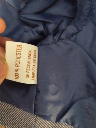 Traje de campero para niño azul y blanco