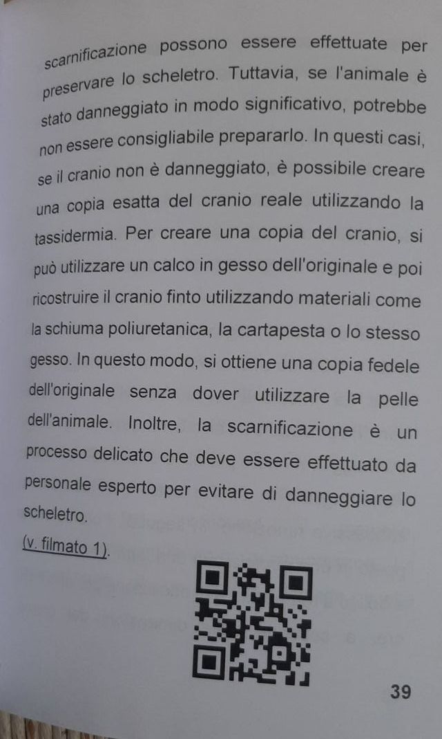 Libro Preparazione crani di animali