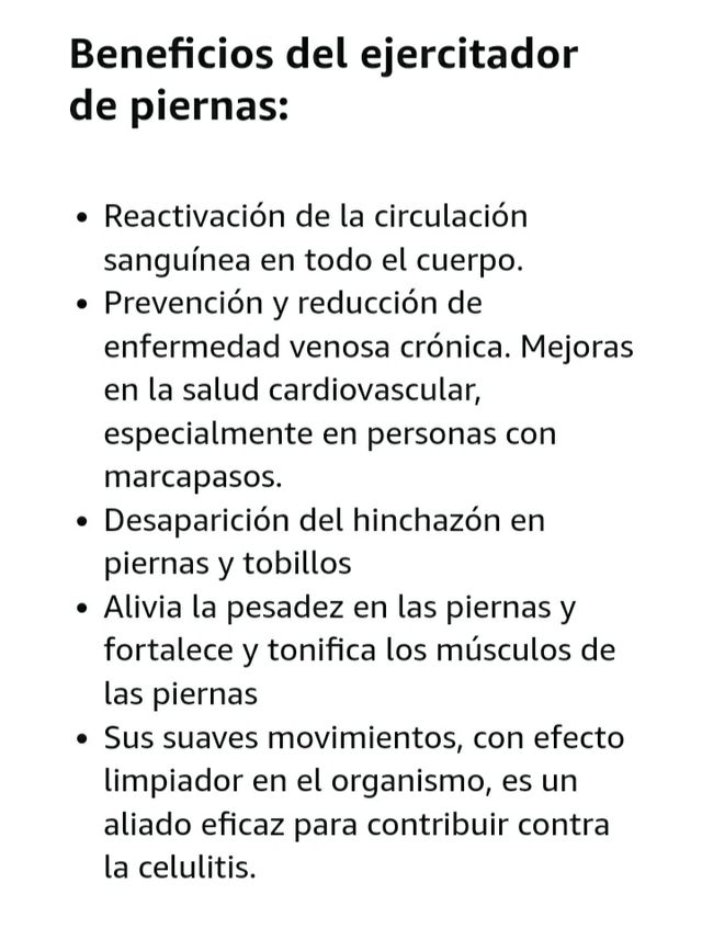 Maquina para mover piernas