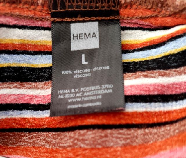 Blusa senhora às riscas HEMA L