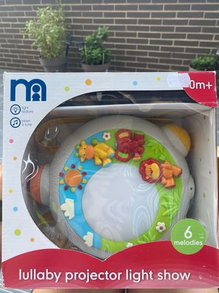 Protector luz musical con mando cuna