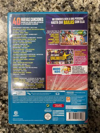 Justo dancw 2018 (wii u)