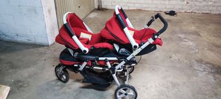 Carro doble para gemelos jane