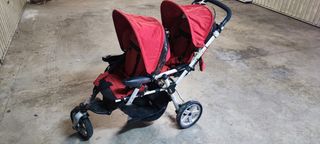 Carro doble para gemelos jane
