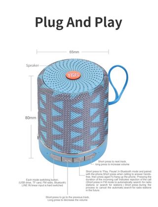 Altavoz inalámbrico mini Bluetooth 5.3