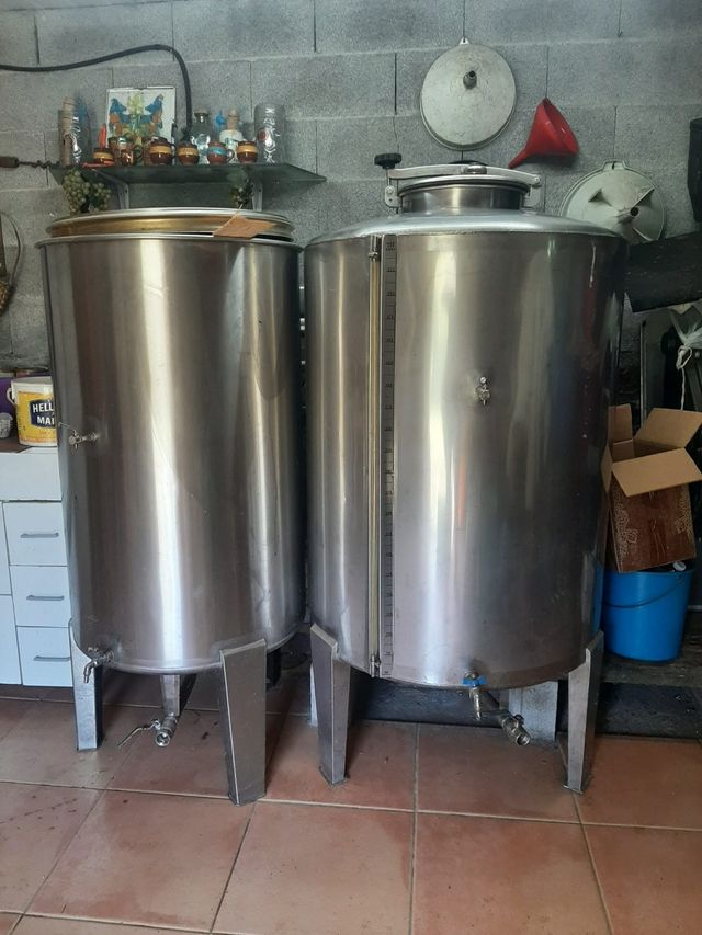 Barril inoxidable vino 550 litros
