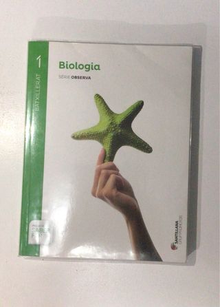 Libro Biologia 1 Bachillerato (Catalán)