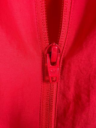 Adidas Giacca a Vento Nero Rosso Bianco S