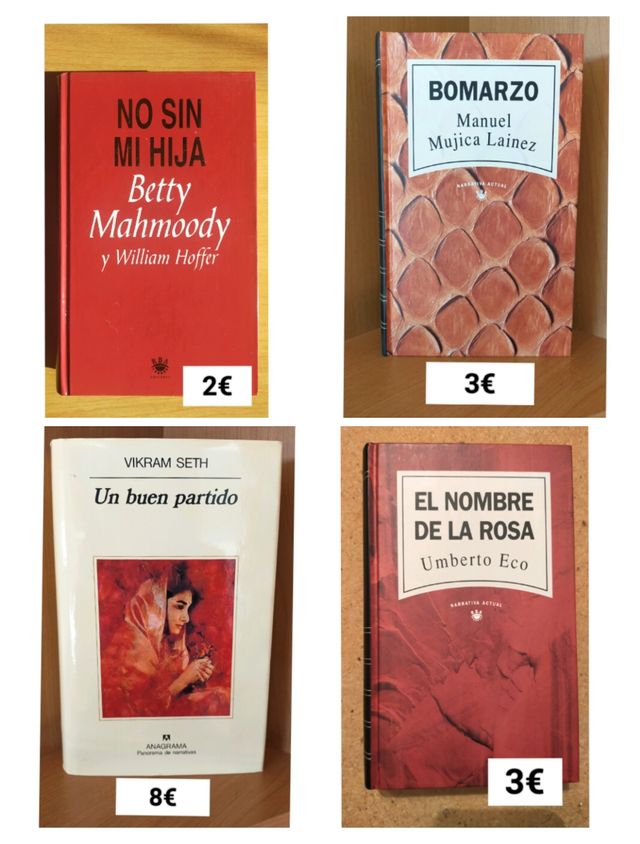 AFICIONES, COCINA, NOVELAS ( varias fotos )