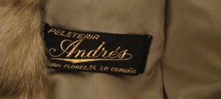 Chaquetón de piel natural de zorro