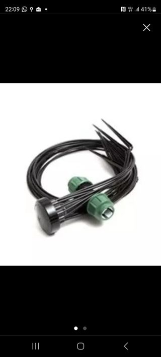 Sistema de riego por goteo Medusa.