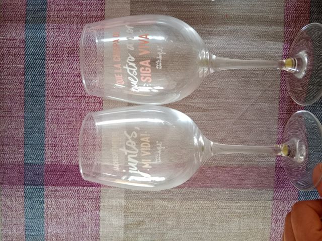 2 copas de vino mr wonderful 360 ml