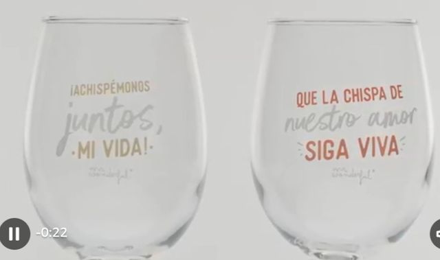 2 copas de vino mr wonderful 360 ml