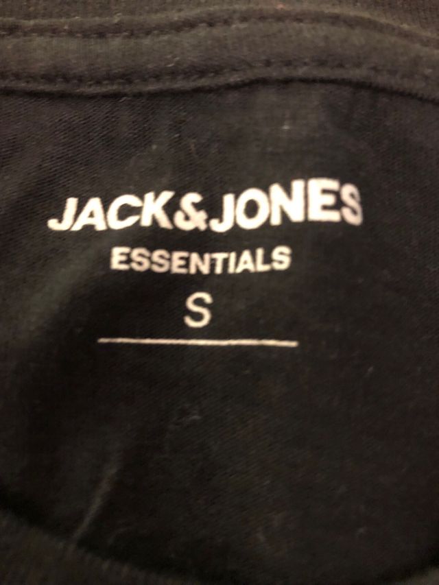 Maglietta nera manica corta Jack&Jones 