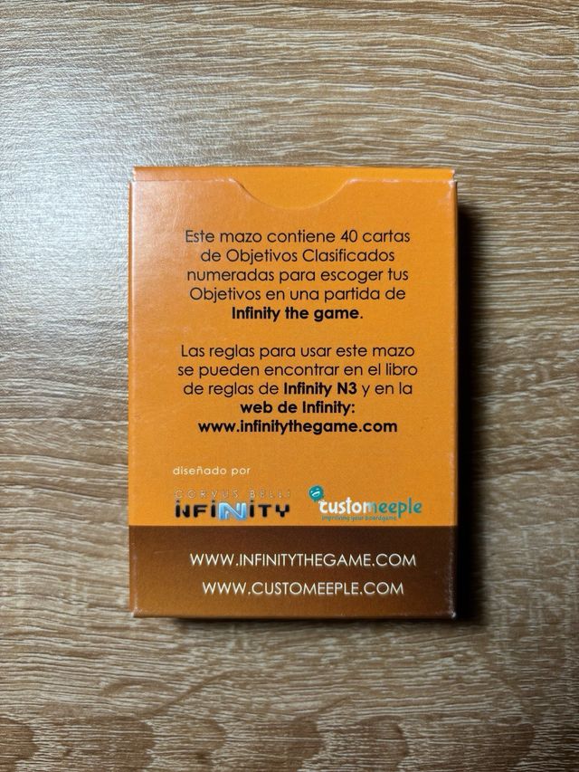 Mazo de Objetivos Clasificados - Infinity N3