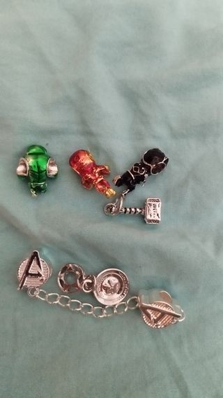 ⚠️OFERTA 6 Charm Avengers Iron man Hulk