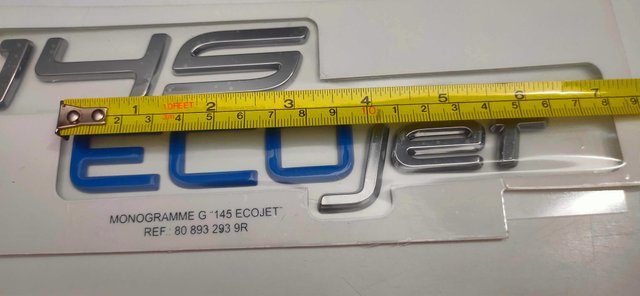 Símbolo insignia Fiat 145 ecojet 160mm original nu