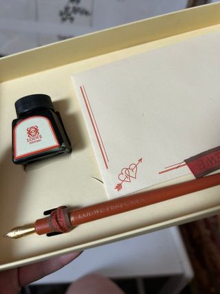 Estuche de escritura Loewe vintage