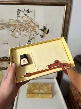 Estuche de escritura Loewe vintage
