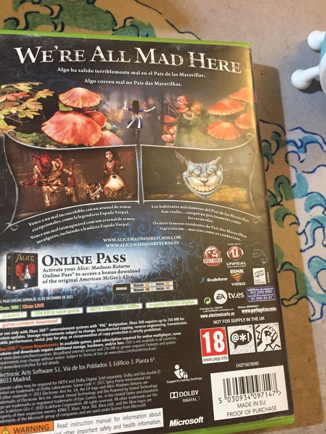 Alice madness return xbox