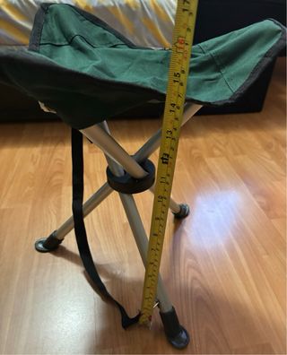 Silla pegable de pesca o montaña