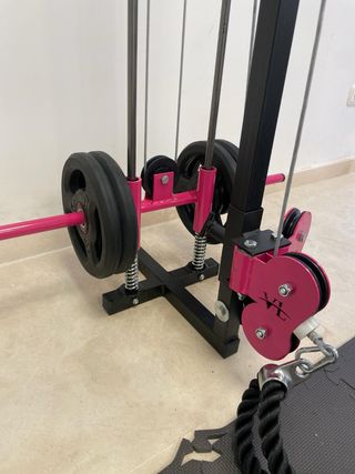 Máquina poleas gimnasio