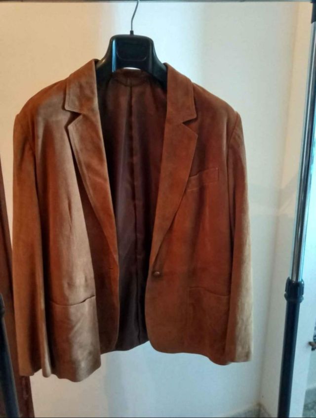Giacca di camoscio vintage