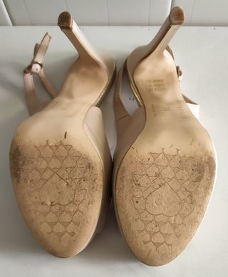 Sandaletto scamosciato rosa cipria n.37