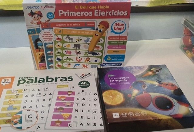 Lote Juguetes aprendizaje 4 años