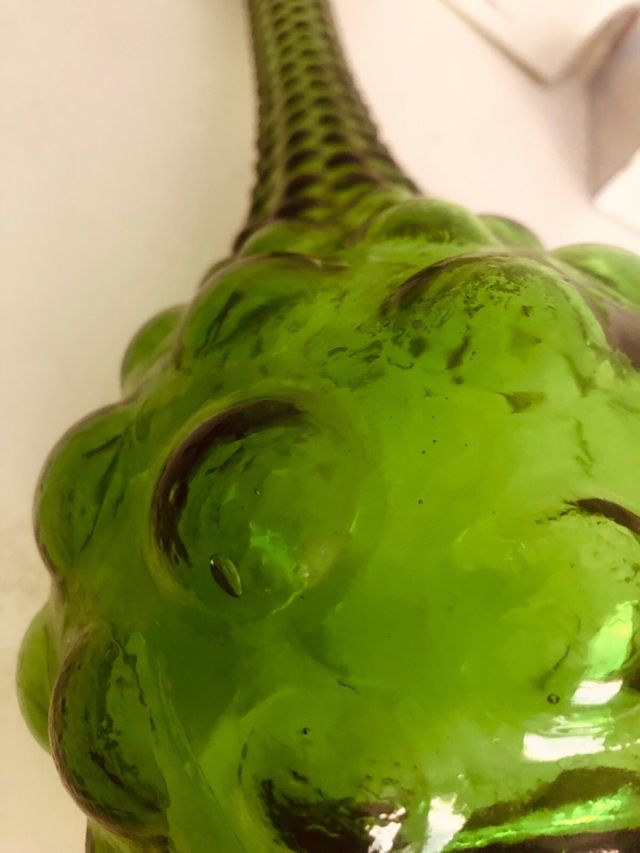 Botella rara vintage diseño italiano antigua 50cm