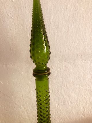 Botella rara vintage diseño italiano antigua 50cm