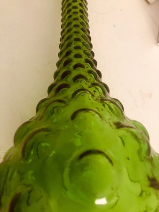 Botella rara vintage diseño italiano antigua 50cm