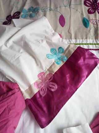 Funda nórdica cama 150/160 cm fucsia