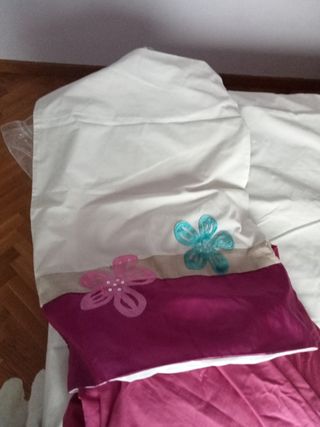 Funda nórdica cama 150/160 cm fucsia