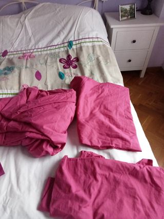 Funda nórdica cama 150/160 cm fucsia