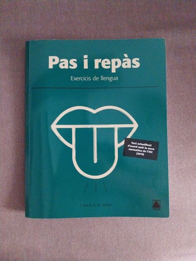Pas i repàs, exercicis de llengua